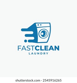 Plantilla de diseño de logotipo de servicio de lavandería