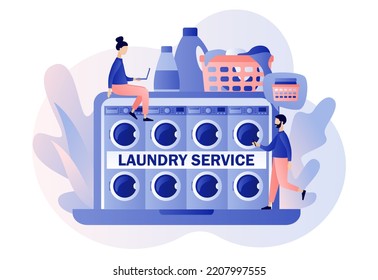 5,158 People laundromat Images, Stock Photos & Vectors | Shutterstock