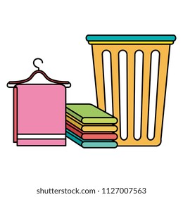 laundry service plastic bin