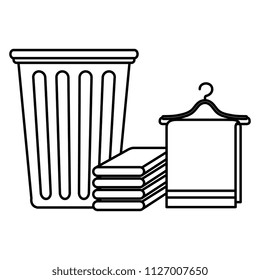 laundry service plastic bin
