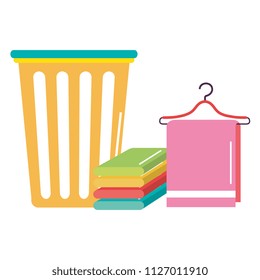 laundry service plastic bin