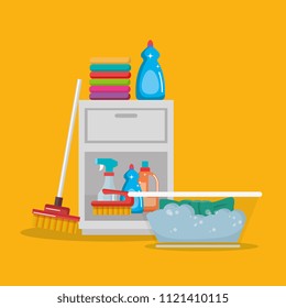 laundry service set products