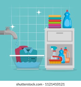 laundry service set products