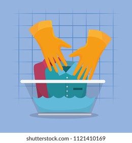 laundry service set products