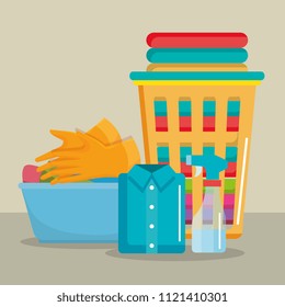 laundry service set products