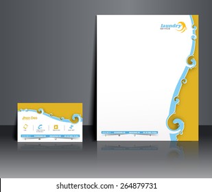 Laundry ServiceCorporate Identity Template.