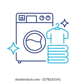 Laundry Services – Washing Machine Representing Clean and Fresh Clothes