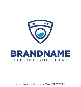 Laundry Shield Logo, symbolizing protection, cleanliness, and trusted care