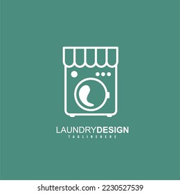 Lavandería Tienda 1 Diseño vectorial de logotipos para empresas