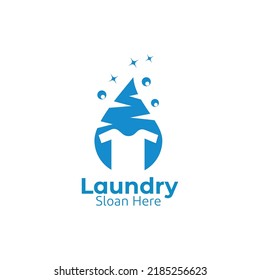 Laundry Shop logo design for business