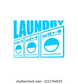 Laundry sign. washhouse logo. washing house icon. vector illustration