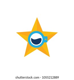Laundry Star Logo Icon Design