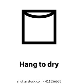LAUNDRY SYMBOL. CARE SYMBOLS. VECTOR.