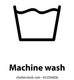 LAUNDRY SYMBOL. CARE SYMBOLS. VECTOR.