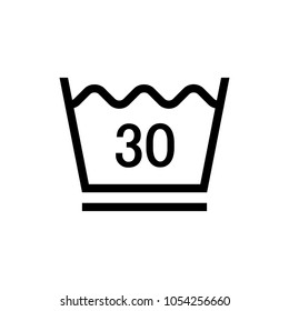 laundry symbol icon (Machine wash cold/permanent press)