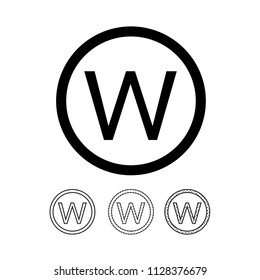 laundry symbol icon vector