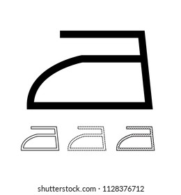 laundry symbol icon vector