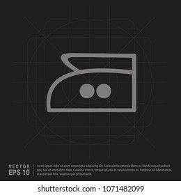 Laundry symbols icon - Black Creative Background