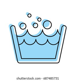 laundry tank isolated icon
