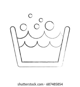 laundry tank isolated icon