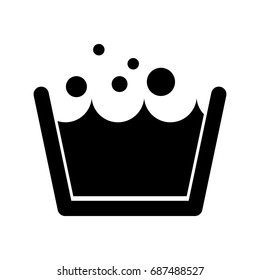 laundry tank isolated icon