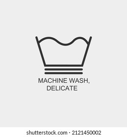 Laundry vector icon illustration sign