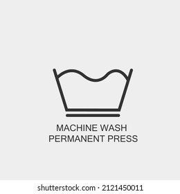 Laundry vector icon illustration sign