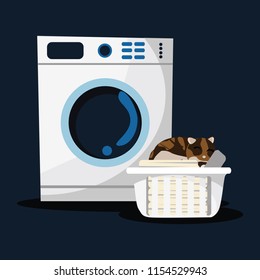 laundry vector illustration 