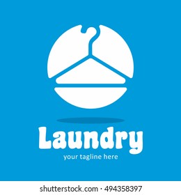 LAUNDRY WASH CLEAN LOGO ICON SYMBOL TEMPLATE