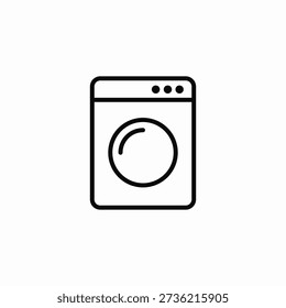 laundry wash icon sign vector