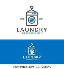 Laundry Wash Machine Logo