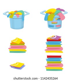 laundry, wash, vector illustration