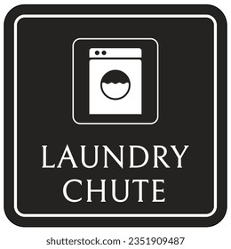 Laundry washer room sign and labels