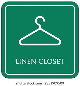 Laundry washer room sign and labels