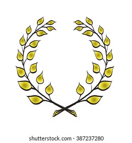 laurel award vector