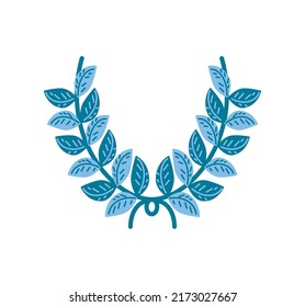 Lorbeerzweig-Symbol einzeln