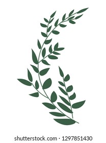 laurel branches icon