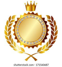 Laurel crown medal