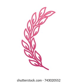 laurel decoration branch ornament image