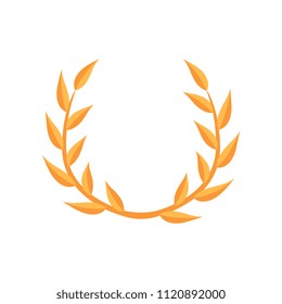 Laurel empire wreath vector Illustration on a white background