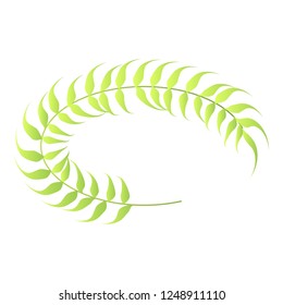 Laurel frame icon. Isometric of laurel frame vector icon for web design isolated on white background