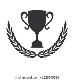 Laurel icon isolated on white background. Vector