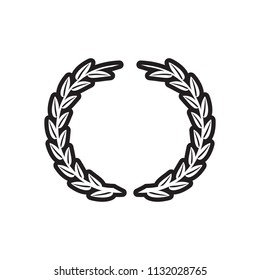 Laurel icon. Vector.