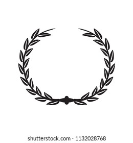 Laurel icon. Vector.