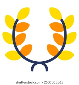 Icono de Laurel para Web, App, infografía, etc