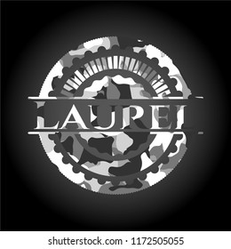 Laurel on grey camouflage pattern