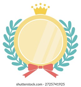 Lorbeer und Band(Schleife)-Rangliste (gold)