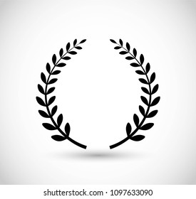 Laurel vector icon