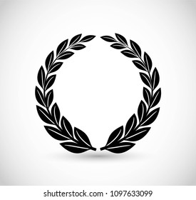 Laurel vector icon