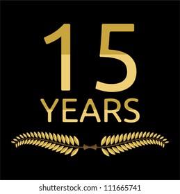 laurel wreath 15 years